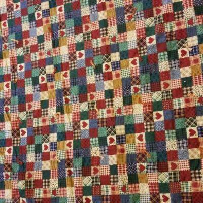 Lot #596: Antique / Vintage Handmade Quilt