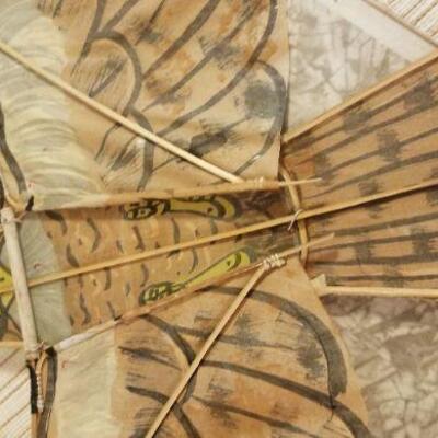 Lot #598: Vintage Handpainted Japanese Children's Kite