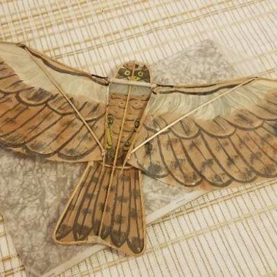 Lot #598: Vintage Handpainted Japanese Children's Kite