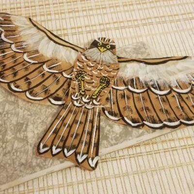 Lot #598: Vintage Handpainted Japanese Children's Kite