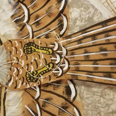 Lot #598: Vintage Handpainted Japanese Children's Kite