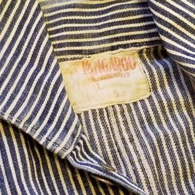 Lot #600: Vintage Children's KANGAROO Railroad Stripe Outfit