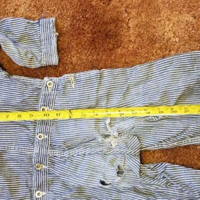 Lot #600: Vintage Children's KANGAROO Railroad Stripe Outfit