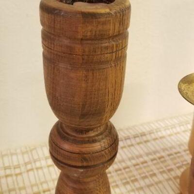 Lot #603: Assortment of Vintage Candle Holders