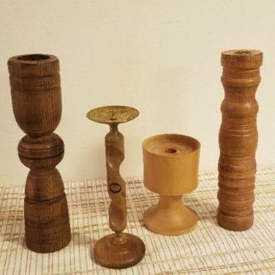 Lot #603: Assortment of Vintage Candle Holders