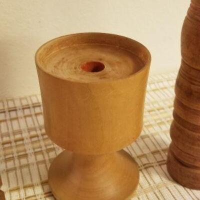 Lot #603: Assortment of Vintage Candle Holders