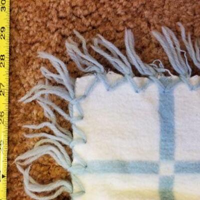 Lot #306: Vintage 1950's Children's Reversible Puppy Blanket by BAY PEPPERELL