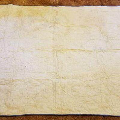 Lot #607: Antique Quilt w/ Little Girl In bonnet Theme