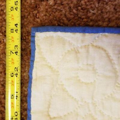 Lot #607: Antique Quilt w/ Little Girl In bonnet Theme