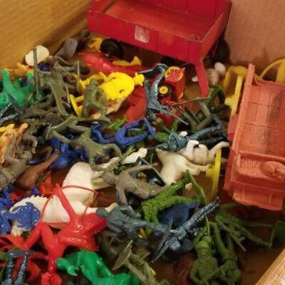 Lot #608: Huge Group of Assorted Plastic Toy Figures