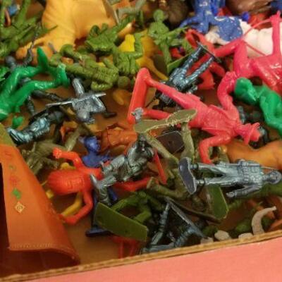 Lot #608: Huge Group of Assorted Plastic Toy Figures