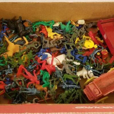 Lot #608: Huge Group of Assorted Plastic Toy Figures