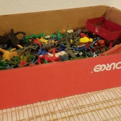 Lot #608: Huge Group of Assorted Plastic Toy Figures