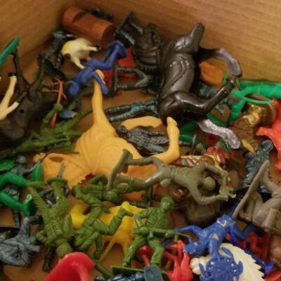 Lot #608: Huge Group of Assorted Plastic Toy Figures