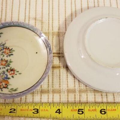Lot #610: Large Assortment of Vintage Children's Tea set Pieces