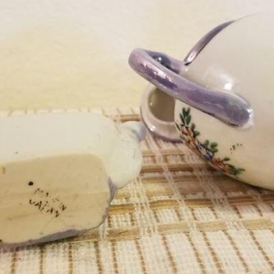 Lot #610: Large Assortment of Vintage Children's Tea set Pieces