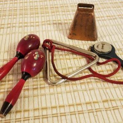 Lot #611: Assortment of Vintage Children's Musical Instruments  