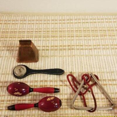 Lot #611: Assortment of Vintage Children's Musical Instruments  