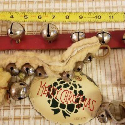 Lot #612: Assortment of Christmas Holiday Bells + Deco