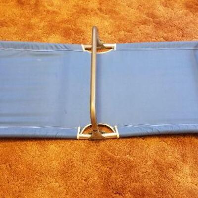 Lot #617: Vintage Camping Cot Foldable Blue 