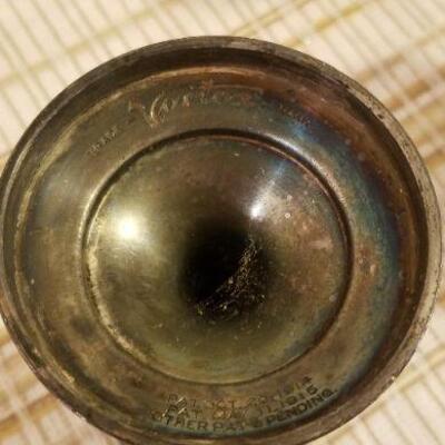 Lot #618: Vintage PEWTER Ice Cream Set