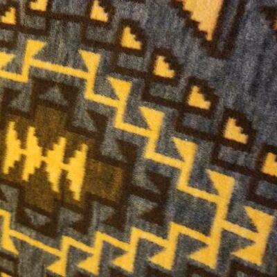 Lot #619: Vintage West Germany Blanket Reversible 