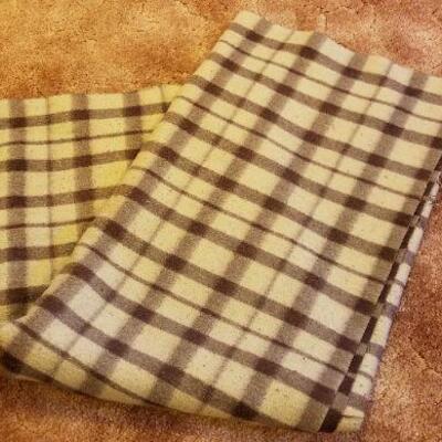 Lot #620: Vintage Wool Blanket Thin