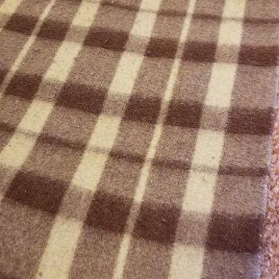 Lot #620: Vintage Wool Blanket Thin