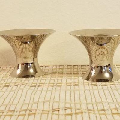 Lot #622: Vintage Made in Germany Candle Holders Mid Century Modern