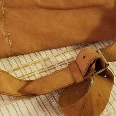 Lot #623: Vintage Leather Fanny Pack 