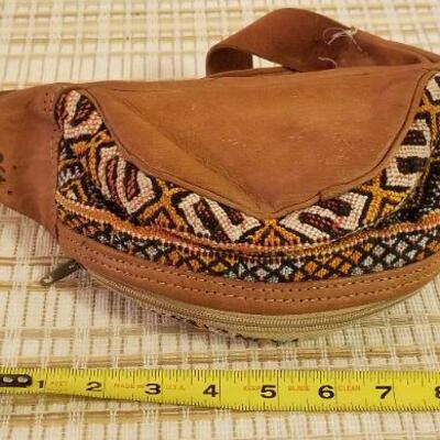 Lot #623: Vintage Leather Fanny Pack 