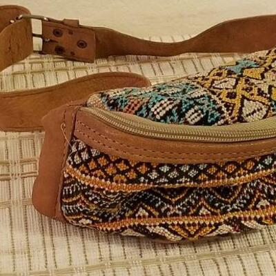 Lot #623: Vintage Leather Fanny Pack 