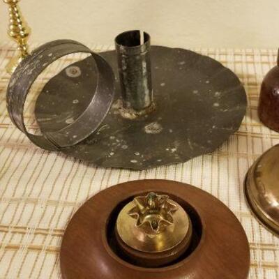 Lot #632: Assorted Vintage Candle Holders