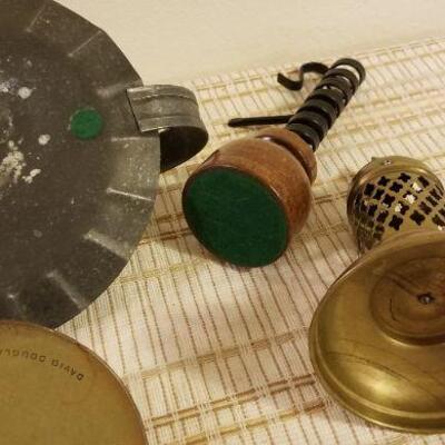 Lot #632: Assorted Vintage Candle Holders