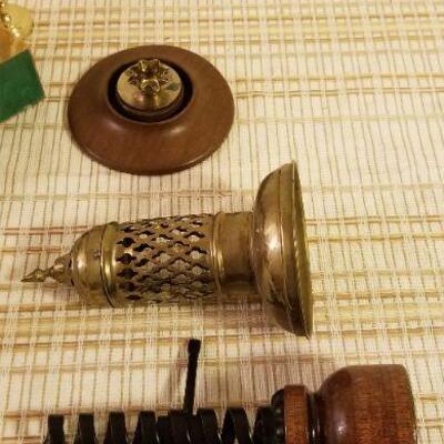 Lot #632: Assorted Vintage Candle Holders