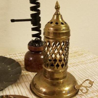 Lot #632: Assorted Vintage Candle Holders