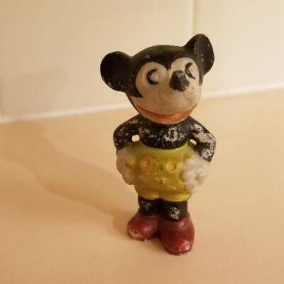 Lot #641: Vintage Mickey Mouse Small Figurine