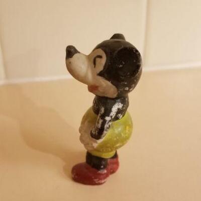 Lot #641: Vintage Mickey Mouse Small Figurine