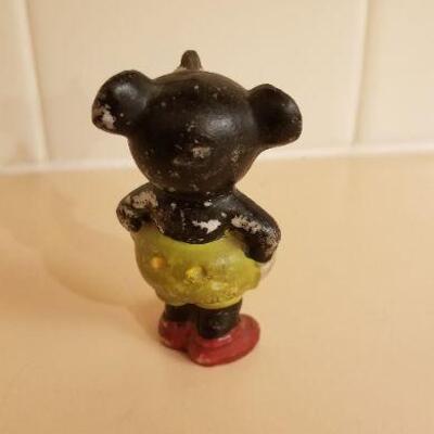 Lot #641: Vintage Mickey Mouse Small Figurine