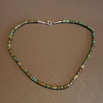 Lot #644: Navajo Heishi Necklace 