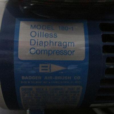 Lot 218- Badger Oil Less Compressor