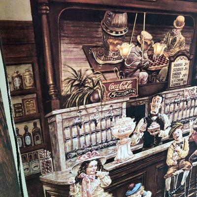 Old-time Soda Fountain Wall Mural