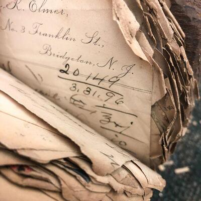 Large Stack of Handwritten Prescriptions from 1896-1898