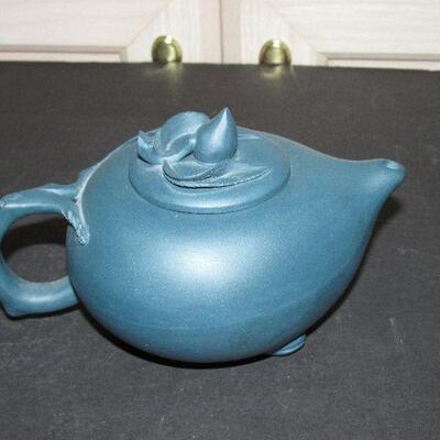 Lot 235- Bluish Gray Flower Pot