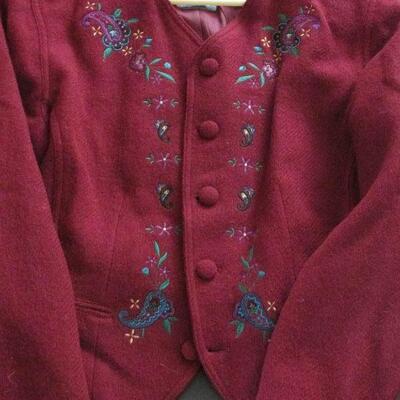Lot 243- Liz Wear Embroidered Jacket