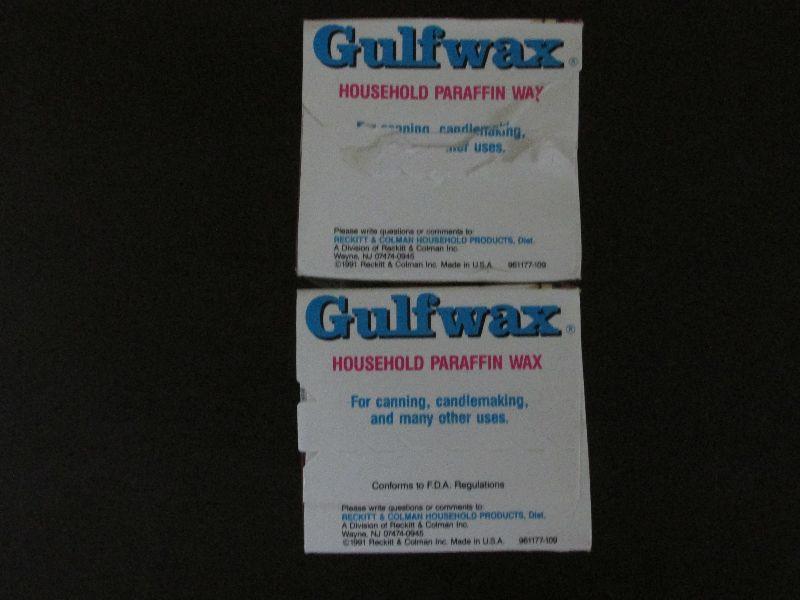 Lot 253- Gulf Wax Household Paraffin Wax