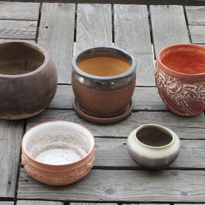 Lot 258- Collection of Planting Pots