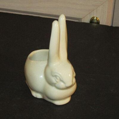 Lot 280- Ceramic Rabbit Planter