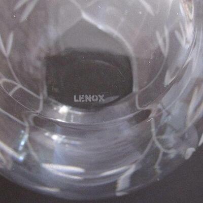 Lot 285- Lenox Etched Crystal Vase