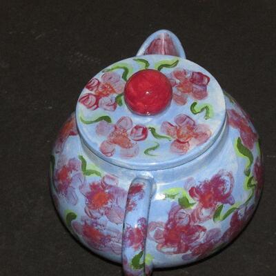 Lot 288- Floral Decorative Ceramic Teapot